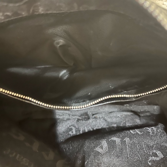 Versace designer shoulder bag black with logo - Picture 8 of 11